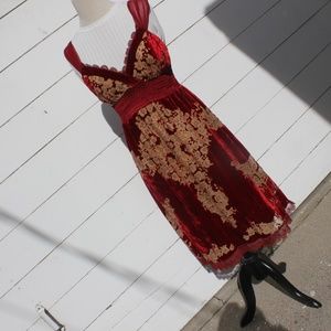 Hale Bob Strap V Neck Dress